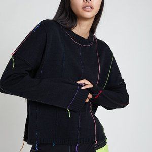 NWT The Ragged Priest Prism Knit Sweater